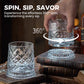🔥360° roterande whiskyglas
