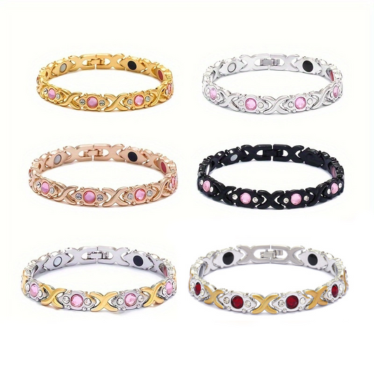 📢📢50 % RABATT!!! 📿💎 Kristallarmband för kvinnor – Justerbart och elegant för alla tillfällen