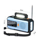 Solcellsväderradio med Handvev – 3 Laddningssätt, 2000mAh Powerbank & SOS-larm!