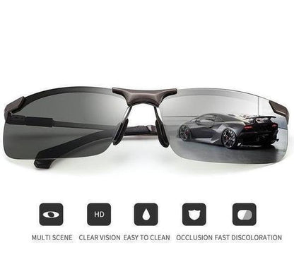 🔥2026 Fotokroma Solglasögon | Polariserade & Antibländande Glas | 50%