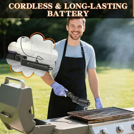 Sladdlös elektrisk grillborstrengörare