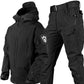 🧥 50% RABATT! ⛰️ Taktiskt Softshelljacka- & Byxset – Vattentätt, Vindtätt, Isolerande & Perfekt för Vinter/Terräng 🏔️