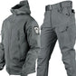 🧥 50% RABATT! ⛰️ Taktiskt Softshelljacka- & Byxset – Vattentätt, Vindtätt, Isolerande & Perfekt för Vinter/Terräng 🏔️