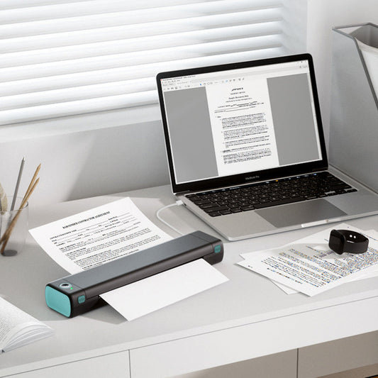 🔈🔈 50% RABATT! 🔥D810 Bärbar Bluetooth-termoskrivare – Perfekt för tatueringsstudior och kontor 🖨️📱