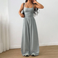 👗Nyhet 50 % RABATT🔥Casual jumpsuit med spaghettiband för damer