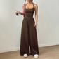 👗Nyhet 50 % RABATT🔥Casual jumpsuit med spaghettiband för damer