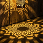 ☀️ Solcellsdriven mandala projektorlampa