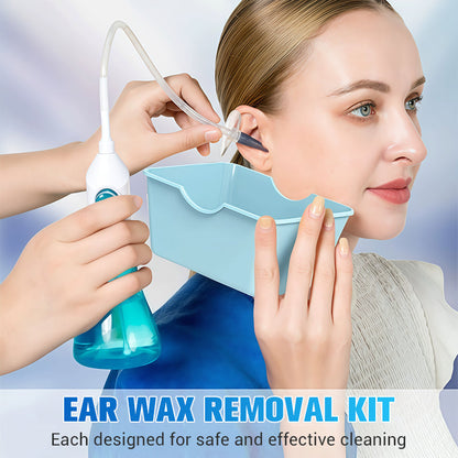 👂 50% RABATT! 💧 Öronvaxborttagningskit – Säker & Skonsam, Utbytbara Munstycken & Enkel Användning 🩺