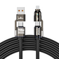 🔌50 % RABATT NU! 4-i-1-snabbladdningskabel med hög effekt, 240 W PD med flera anslutningar, USB-A/USB-C till Type-C/Lightning, universell laddningskabel för mobiltelefoner och bärbara datorer