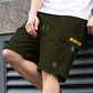 🔥🎁Nyhet 50 % RABATT🔥Männs casual cargoshorts med dragsko i midjan