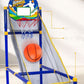 ⏰50 % RABATT JUST NU!⛹️Snabb leverans 🚚💨Inomhusbasket-arkadspel för barn med 4 bollar🏀