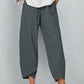 👖 50% RABATT ✨ | Asymmetriska Vintagebyxor – Elastisk Midja & Praktiska Fickor