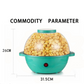 🍿 En knapptryckning – redo på nolltid | Elektrisk popcornmaskin för hemmet – tryck för att starta och njut av goda stunder! 🎉