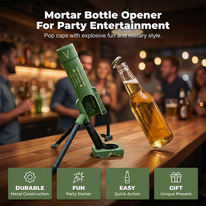 🔥🎁Nyhet 50 % RABATT🔥Flasköppnare i form av en mörtel🍾