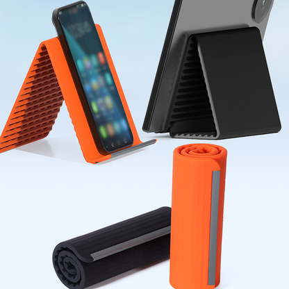 Flexibelt stativ 🔄 Justerbar aluminiumkärna, halkfri, bärbar, kompatibel med flera enheter 💻