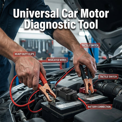 🔧 50% RABATT NU! 🚗 Universal Bilmotor Diagnostiskt Verktyg – Tunga Kopparklämmor, Enknappskontroll & Omedelbar Felsökning För Snabb Reparation ✨