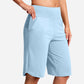 🔥Damernas högmidjade yogashorts med fickor