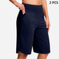 🔥Damernas högmidjade yogashorts med fickor