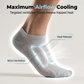 Herrars andningsbara antibakteriella ankelsockor