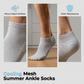 Herrars andningsbara antibakteriella ankelsockor