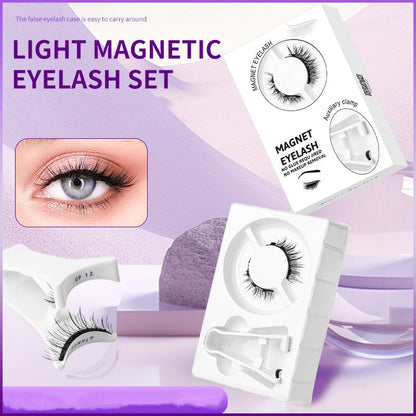 🧲👁️ 50% RABATT! ✨💖Återanvändbara magnetiska ögonfransar med applikator💯