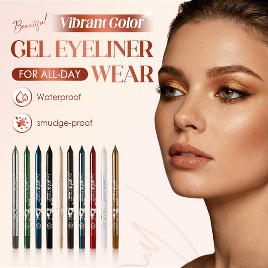 🔥 Sista dagen ⏰ — KÖP 1 FÅ 1 GRATIS!! 🌟 Levande färggel eyeliner för hela dagens bruk