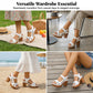 👡 50% RABATT NU! ☀️ Kvinnors Sommar Platform En-rem Sandaler – Justerbar Kardborre, Dämpad Inläggssula & Halksäker Grepp För Bekväma Stranddagar 🏖️