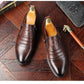 Herrars retro business slip-on ankelsskor
