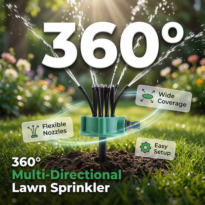 🌿 KÖP 2 FÅ 1 GRATIS! 💧 Precisionsbevattningsspridare – 360° Multiriktad, Anpassningsbara Spraymönster & Skonsam Mot Växter För Effektiv Vattenbesparing 🏡
