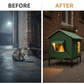 🏠 TIDSBEGRÄNSAD 50% RABATT! 🐈 Allväders upphöjt utomhushus för katter – Vattentätt, isolerat, hopfällbart 🌧️
