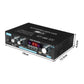 2-kanals 600 W mini-hifi-förstärkare med digital Bluetooth-ljud och FM-radio
