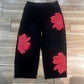 👖 BEGRÄNSAD TID 50% RABATT! ✨ Damjeans med vida ben och blommönster – Unika applikationer, mjuka, 6 färger 🌸