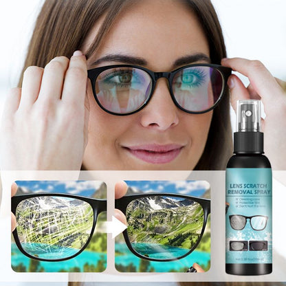 👓 50% RABATT NU! ✨ Reparationsspray för repor på linser – polera bort ytliga repor utan ansträngning, återställ linsens klarhet. Passar glasögon, kameralinser och bilstrålkastare. Enkel gör-det-själv-operation. 🔍