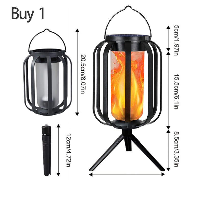 Solcellsdriven Fladdrande Flamlykta