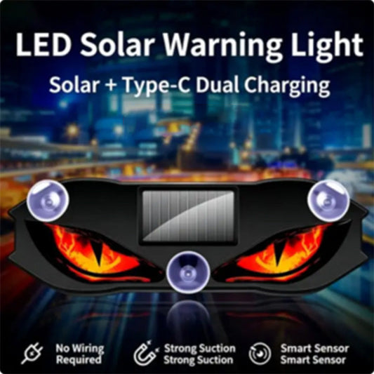 📢📢 50% RABATT!! ⏰ Soldriven LED Bilvarningslampa