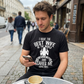 Herrarnas mångsidiga roliga grafiska T-shirt
