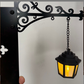 Miniatyr retro gatlykta bokstöd lampa