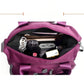 👜Stor vattentät tygväska för kvinnor – rymlig, tre bärsätt & smart fickorganisation – perfekt för jobb, resor & vardag 🧳✨