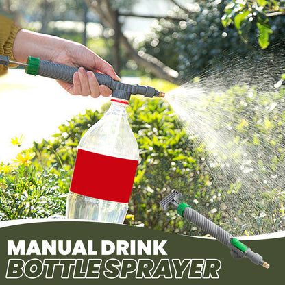 🔥Specialerbjudande⚡Manuell dryckesflaskespray med justerbart munstycke