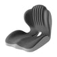 Ergonomisk memoryskum sittdyna med ryggstöd