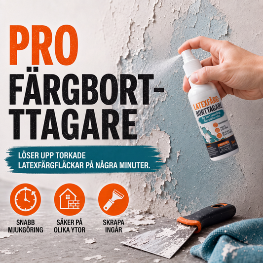 🎨 Slipp envis färg på fel ställe – kraftfull färgborttagningsspray för flera ytor