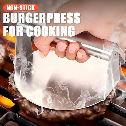 Non-stick burgarpress för matlagning