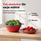 Hopfällbart kökssil, platsbesparande avrinningskorg för grönsaker och frukter