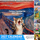 📅🐱 50 % RABATT NU! – 2027 års roligaste kattkalender! 🎨😹 En kattversion av ”Skriet” – för alla riktiga kattälskare! 🐾❤️