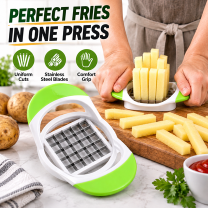 🔥50% RABATT NU!🥔Manuell potatisskärare för pommes frites✨Enkel att använda