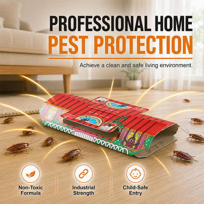 🌿🎁Köp 1 få 1 gratis🔥🏠 Professionellt giftfritt kackerlackshus – magnetiskt bete & kedjereaktion för hela hemmet 🛡️