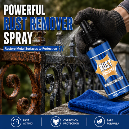 🔧✨ Rostborttagningsspray & skyddande rostomvandlare för metall – tar bort rost, omvandlar och skyddar metallytor