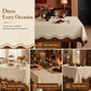 Retro Waterproof Wipeable PVC Tablecloth