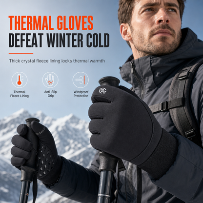 🧤 50 % RABATT UNDER BEGRÄNSAD TID! ❄️ Högkvalitativa termohandskar – varma, pekskärmskompatibla, halkfria ✨