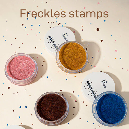 Colorful Faux Freckles Stamps